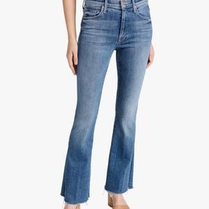 Mother Jeans The Insider Step Crop Fray Size 25